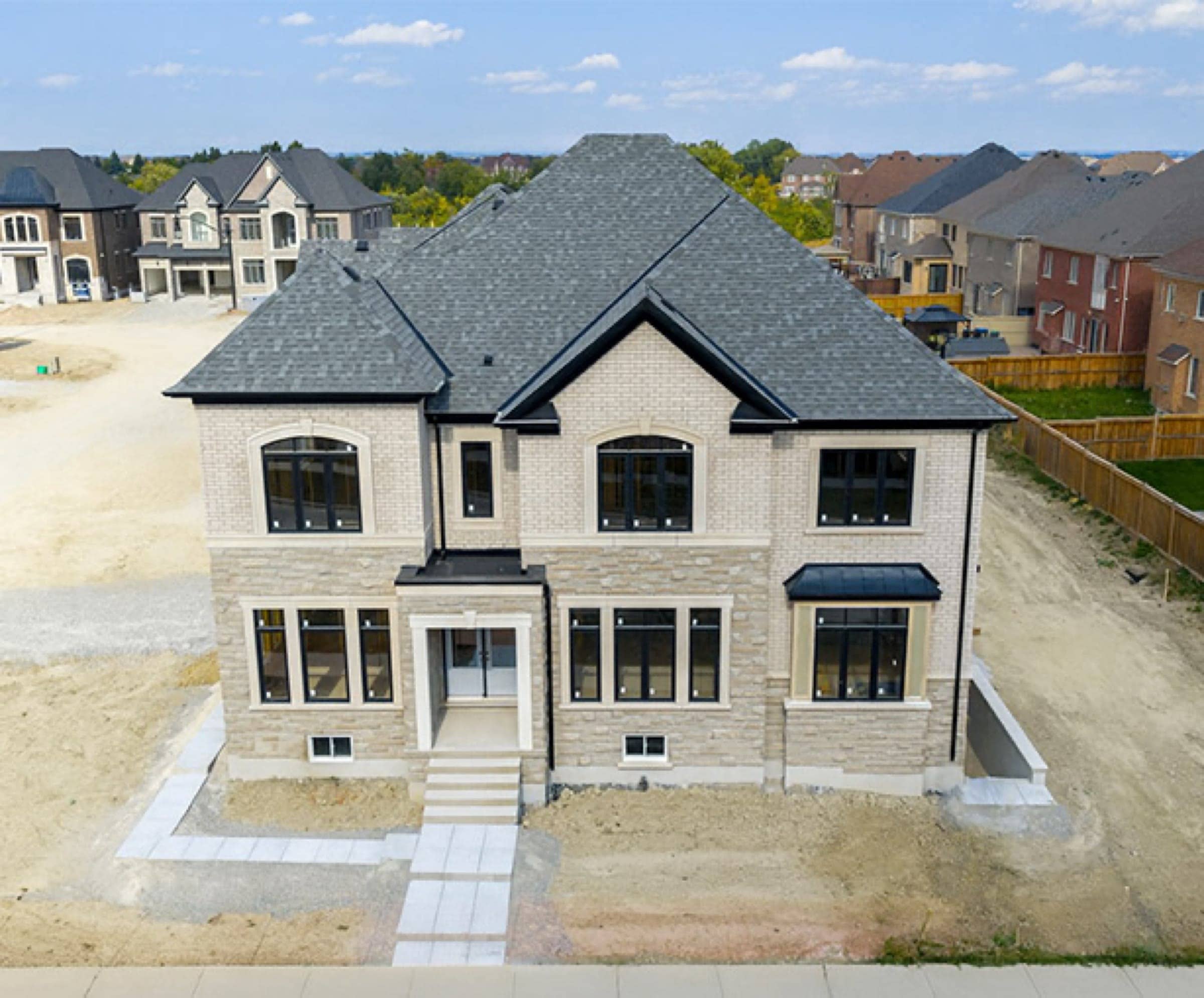 Built inventory home exterior